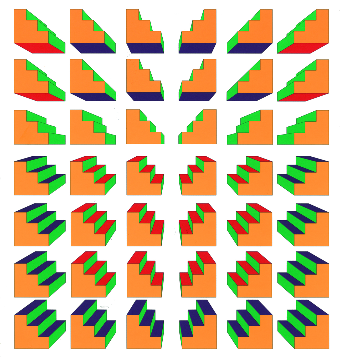 Staircase pattern